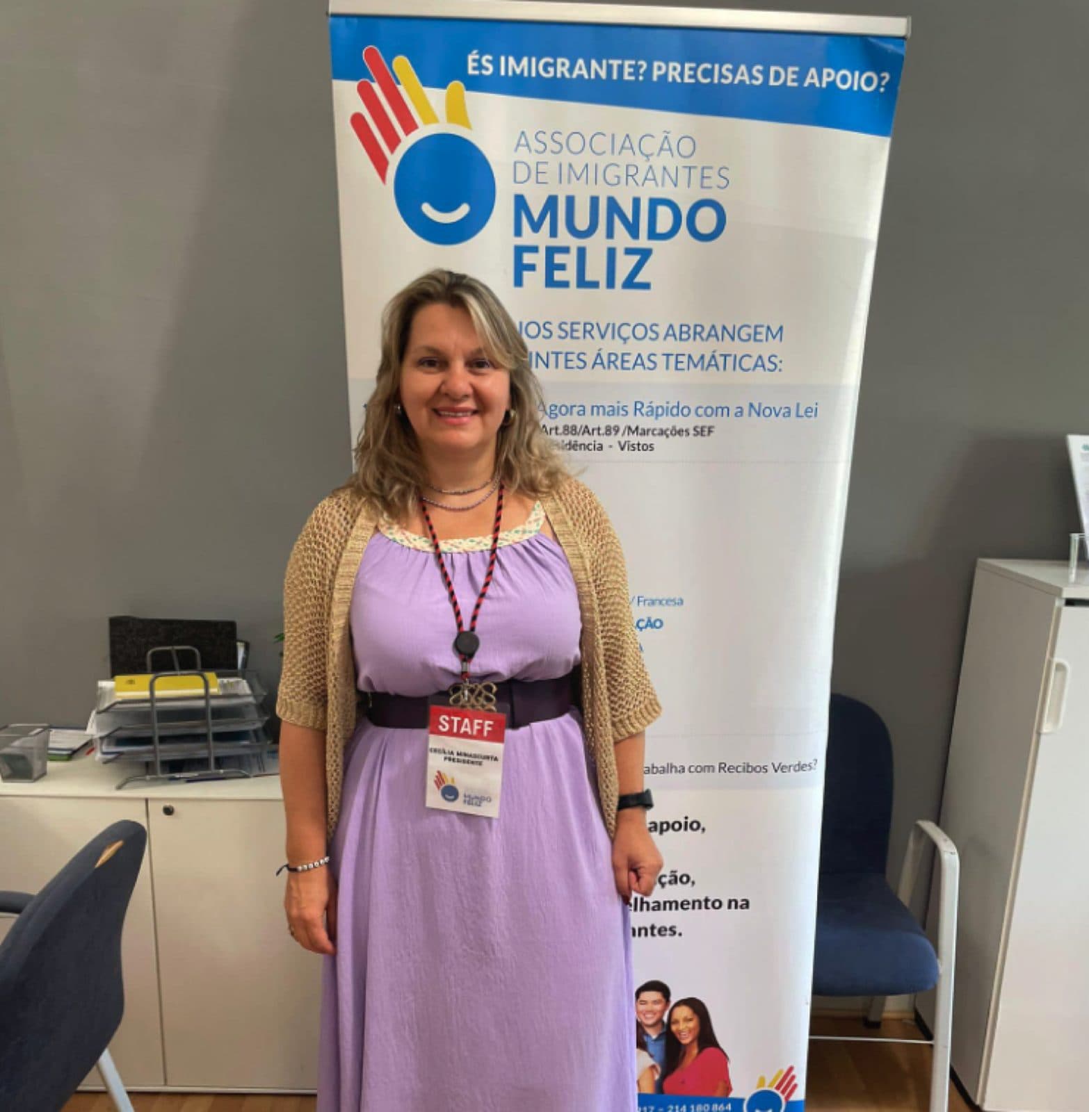 Cecília Minascurta, fundadora da Associação Mundo Feliz
